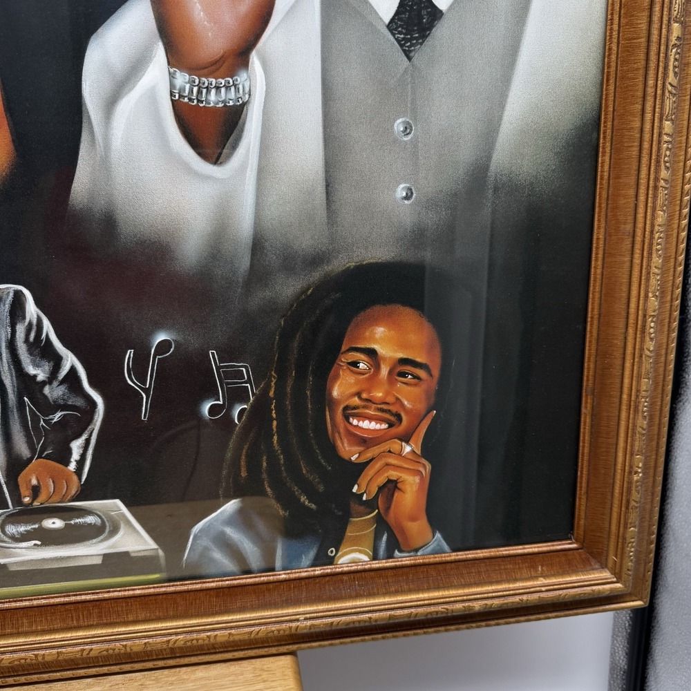 Rare Hip Hop R&B missing you Legends 2pac Bob Marley Aaliyah Left‎ Eye 41"x29" - Picture 6 of 9